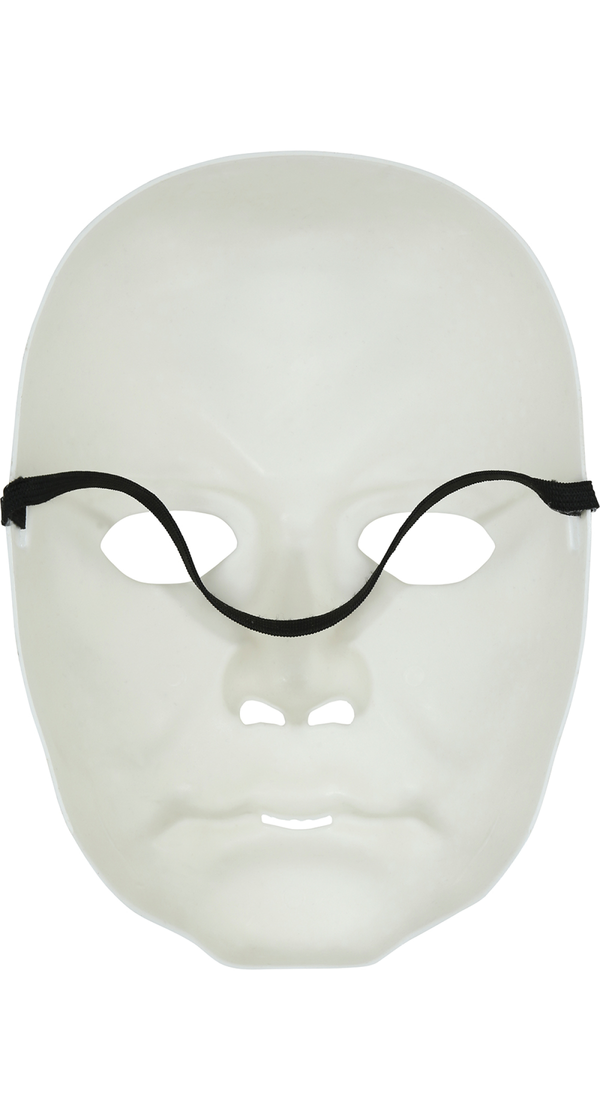 White Man Mask (PVC) - Adult One Size - Image 3