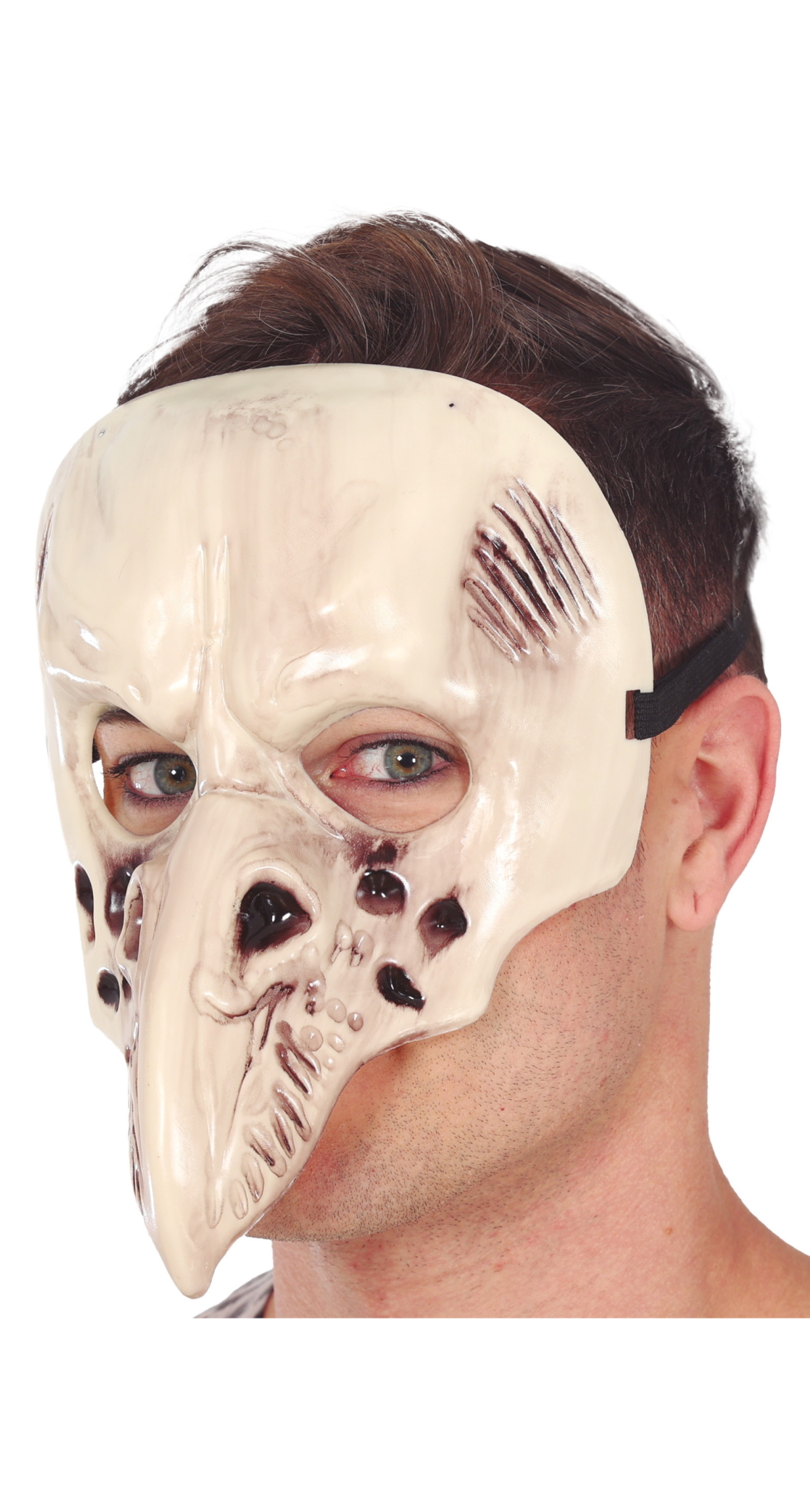 Halloween Raven Skull Mask - Adult One Size