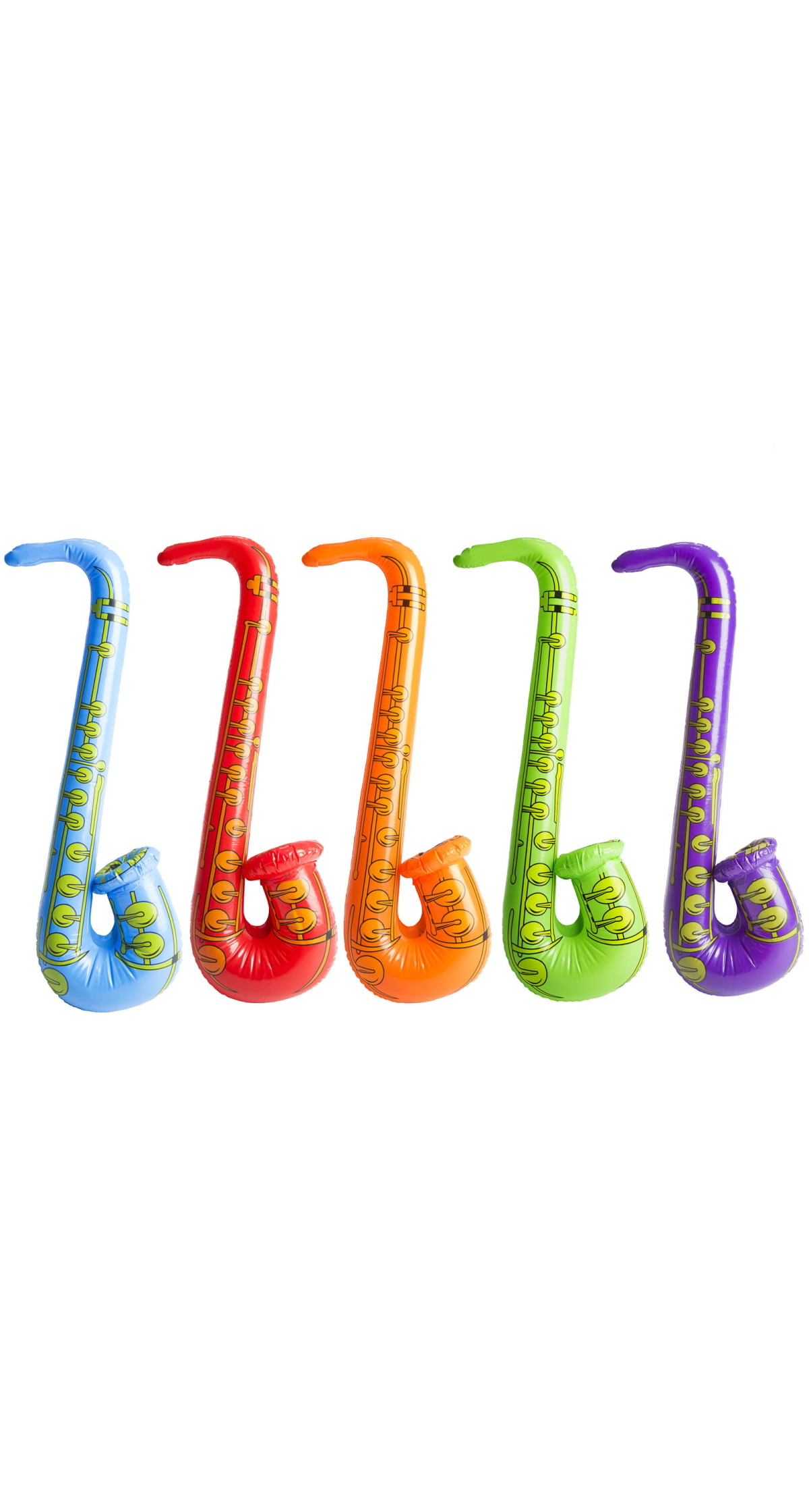 Inflatable Saxophone (Assorted Colours) 83cm