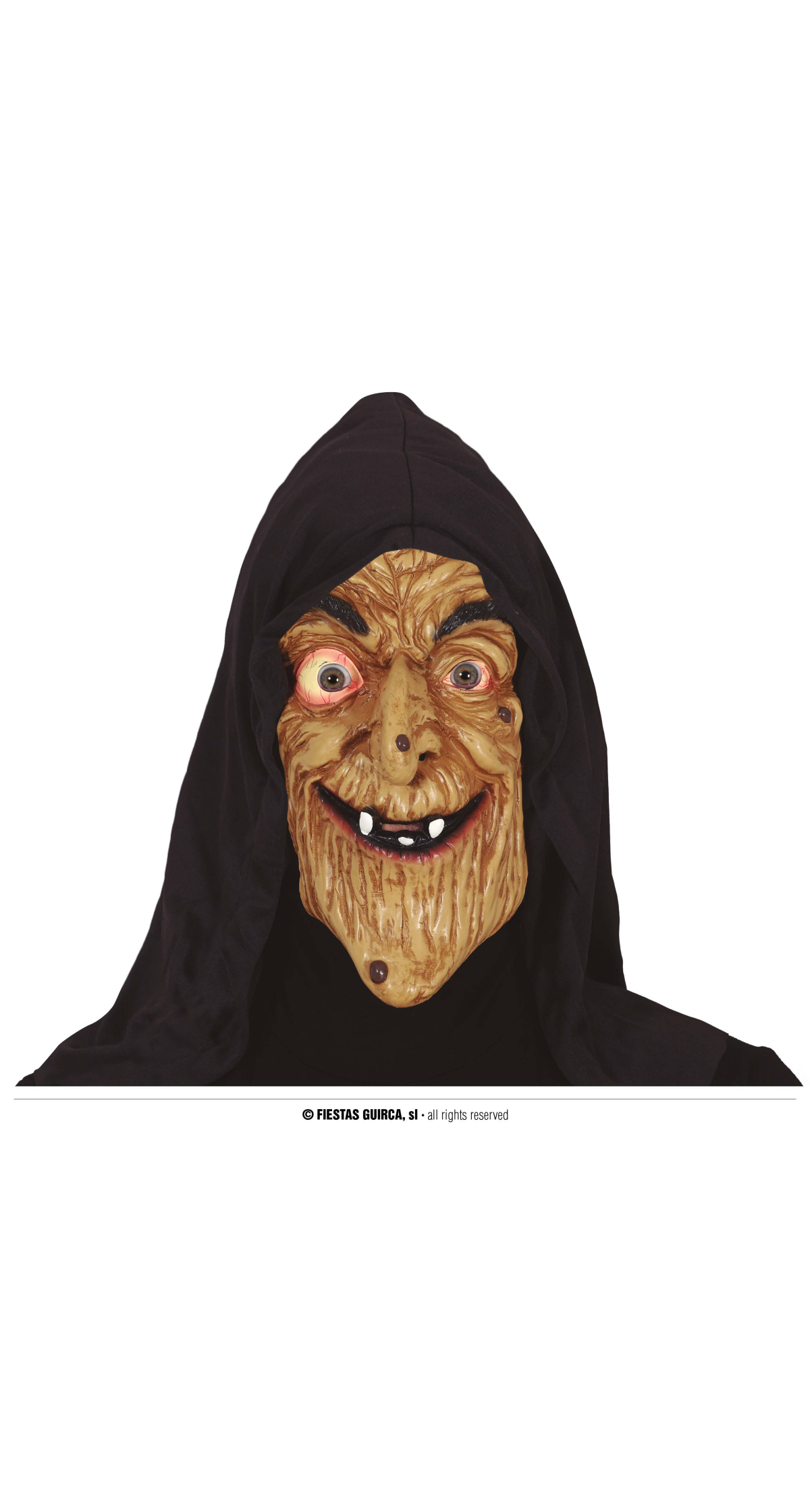 Scary Witch Mask With Hood