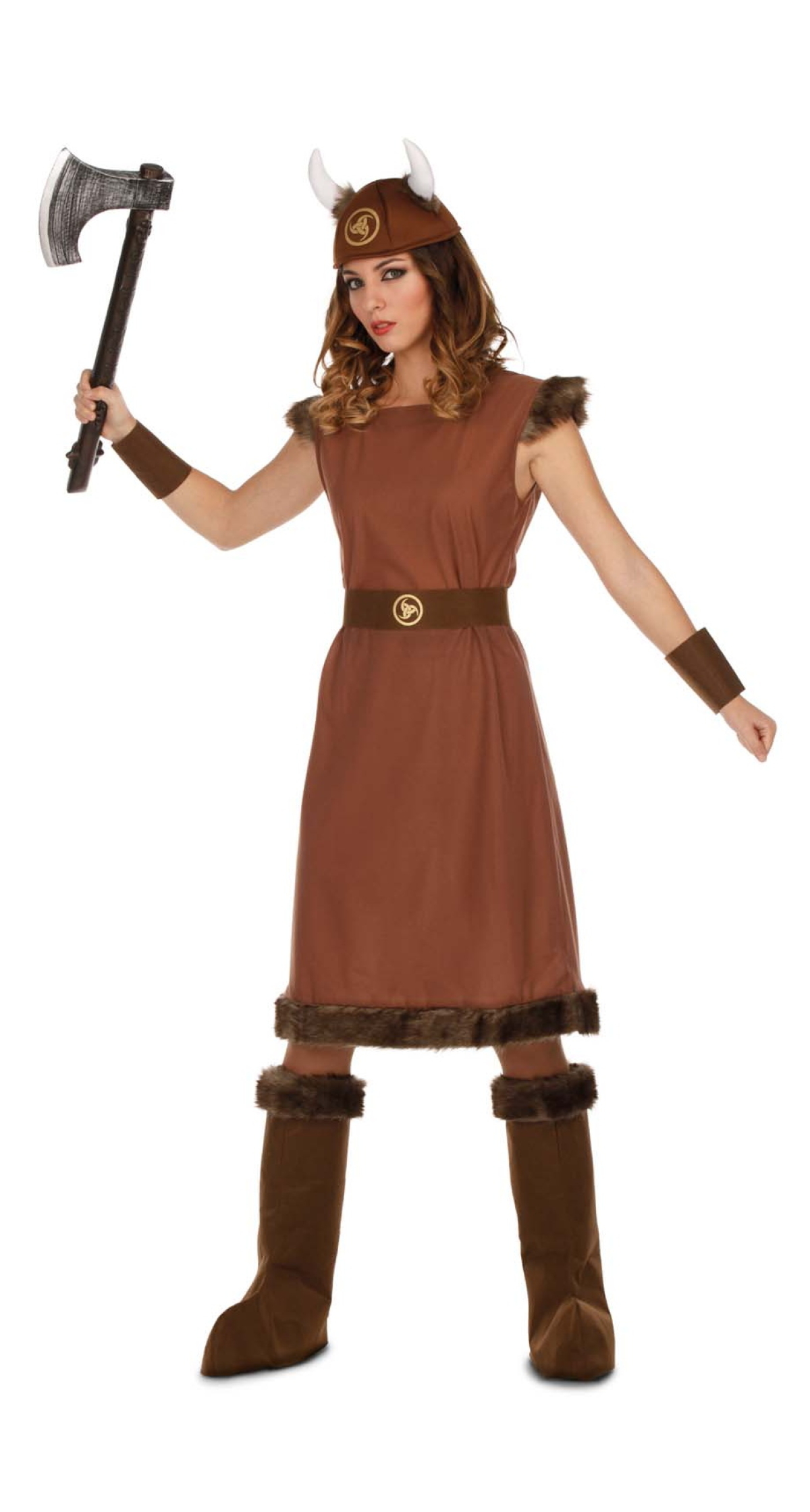 Lady Viking Odin Costume - Adult Size Medium / Large