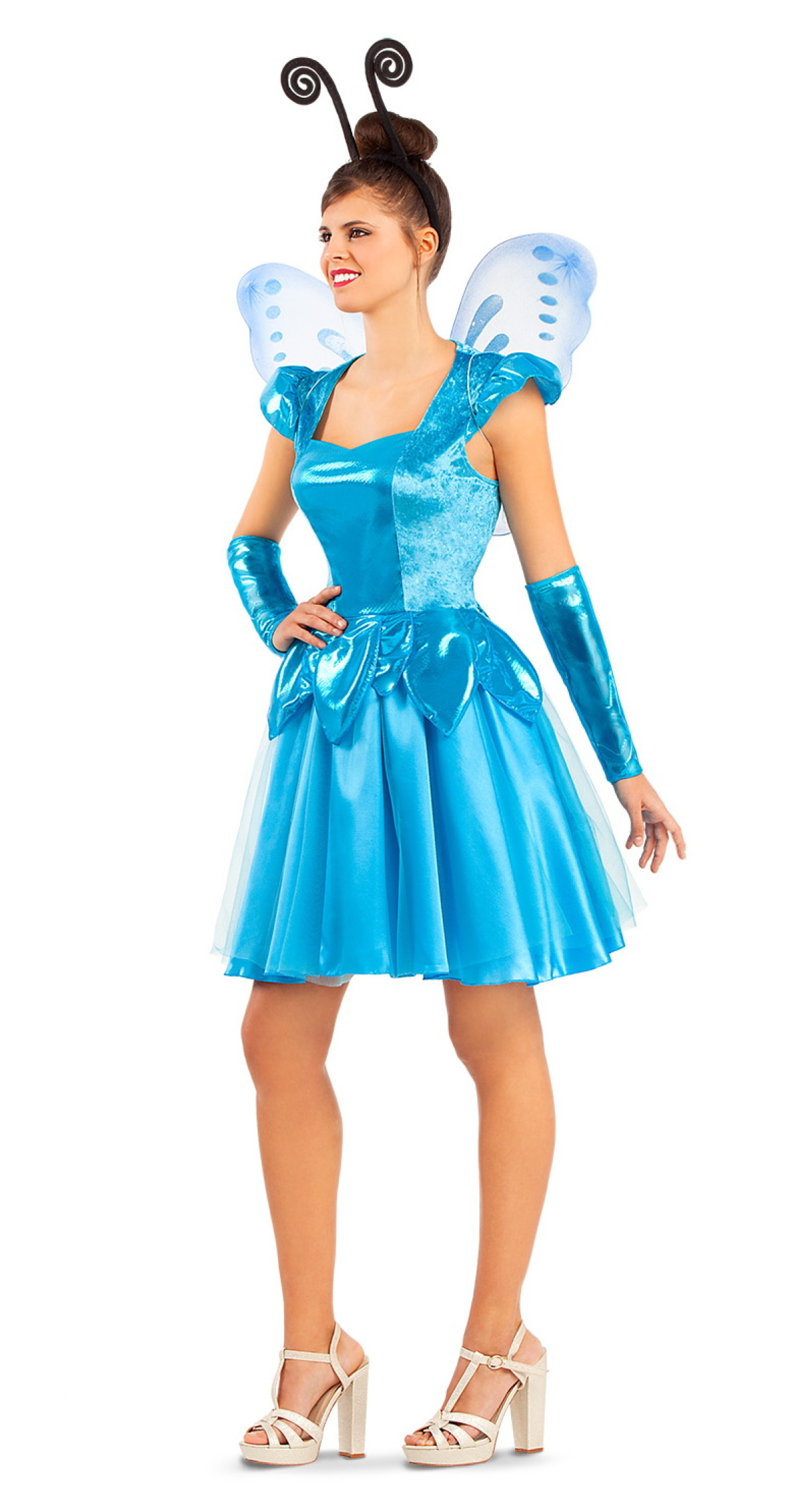 Classy Blue Fairy Costume - Adult Size Small