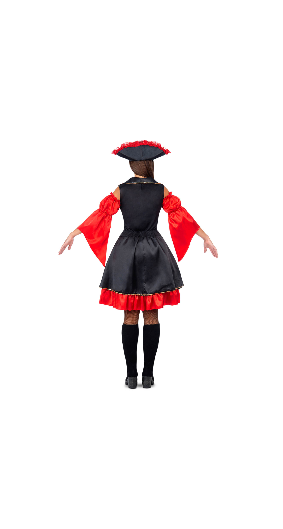 Deluxe Sassy Pirate Woman Costume - Adult Size Medium / Large - Image 4