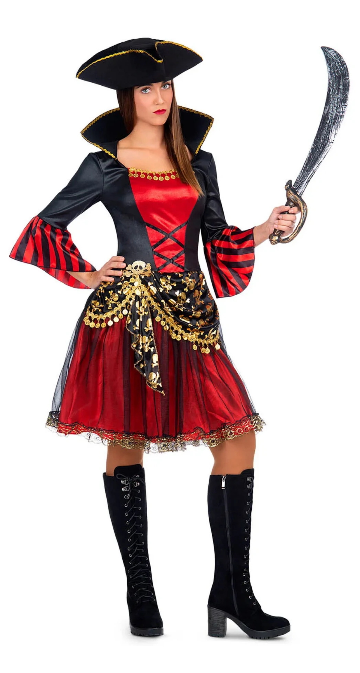Deluxe Lady Pirate Beauty - Adult Size Small