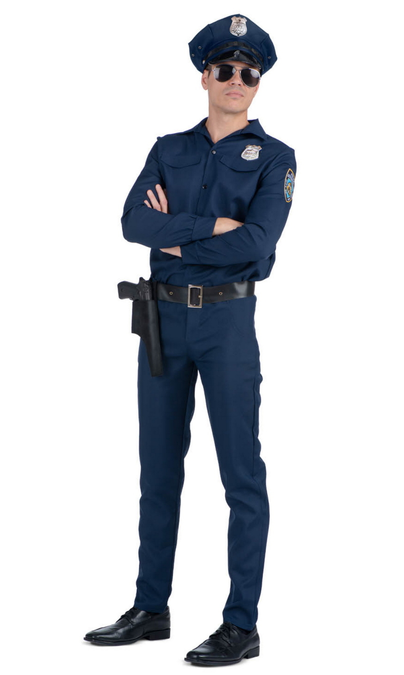 Law Enforcement Police Officer Man - Adult Size Large