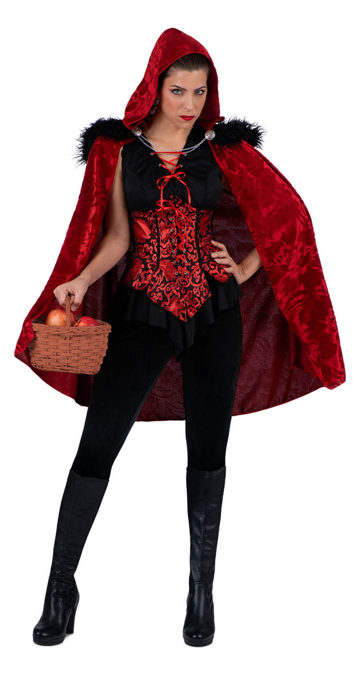 Black Forest Red Riding Hood Costume - Adult Size Small