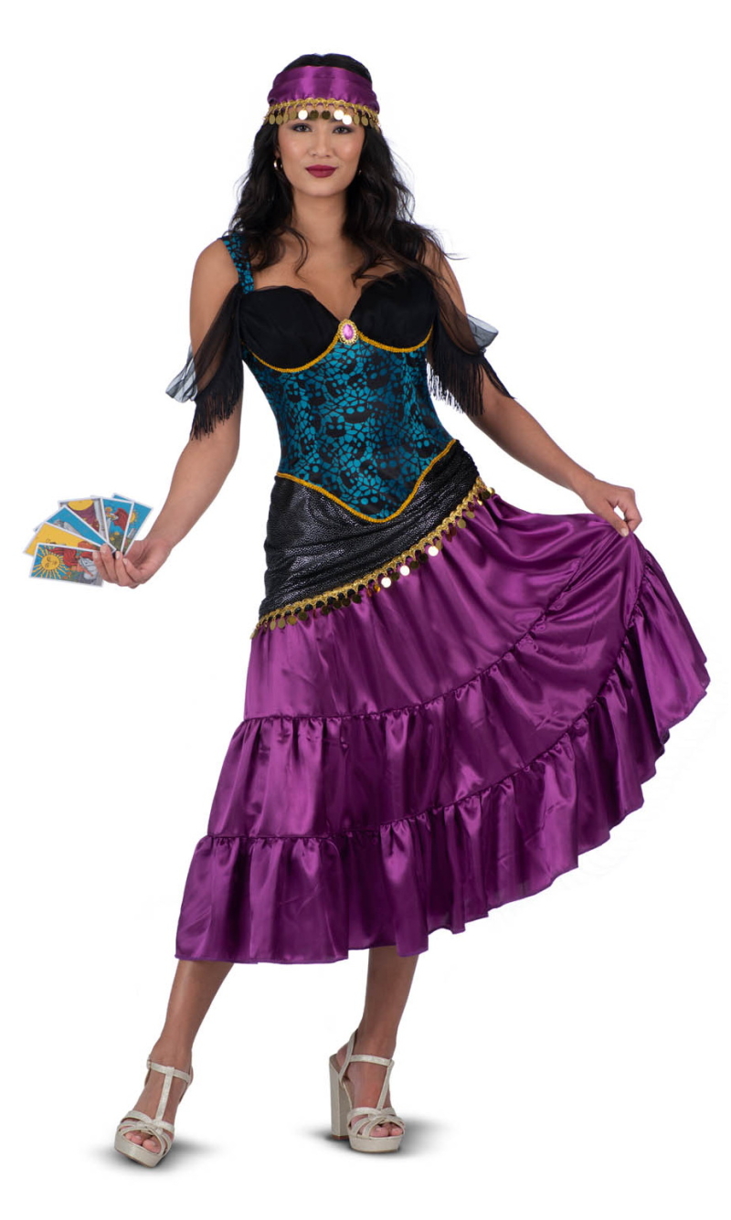 Fortune Teller Lady Costume - Adult Size Large