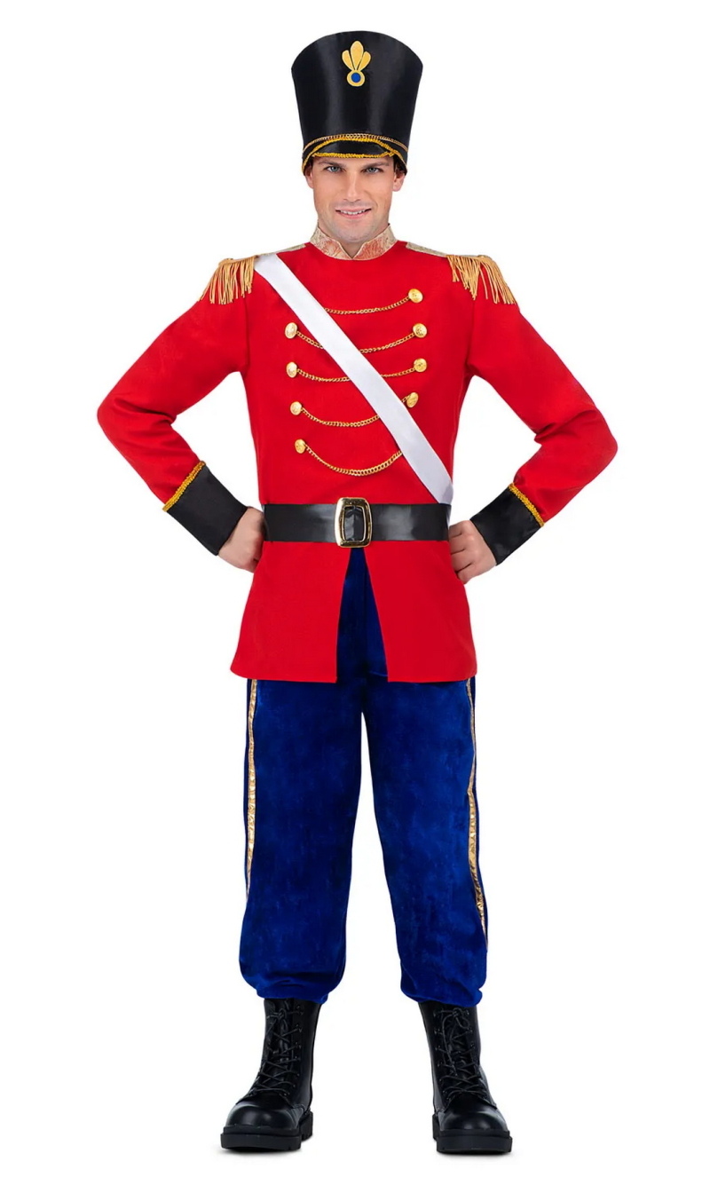 Deluxe Toy Soldier Man Costume - Adult Size Large