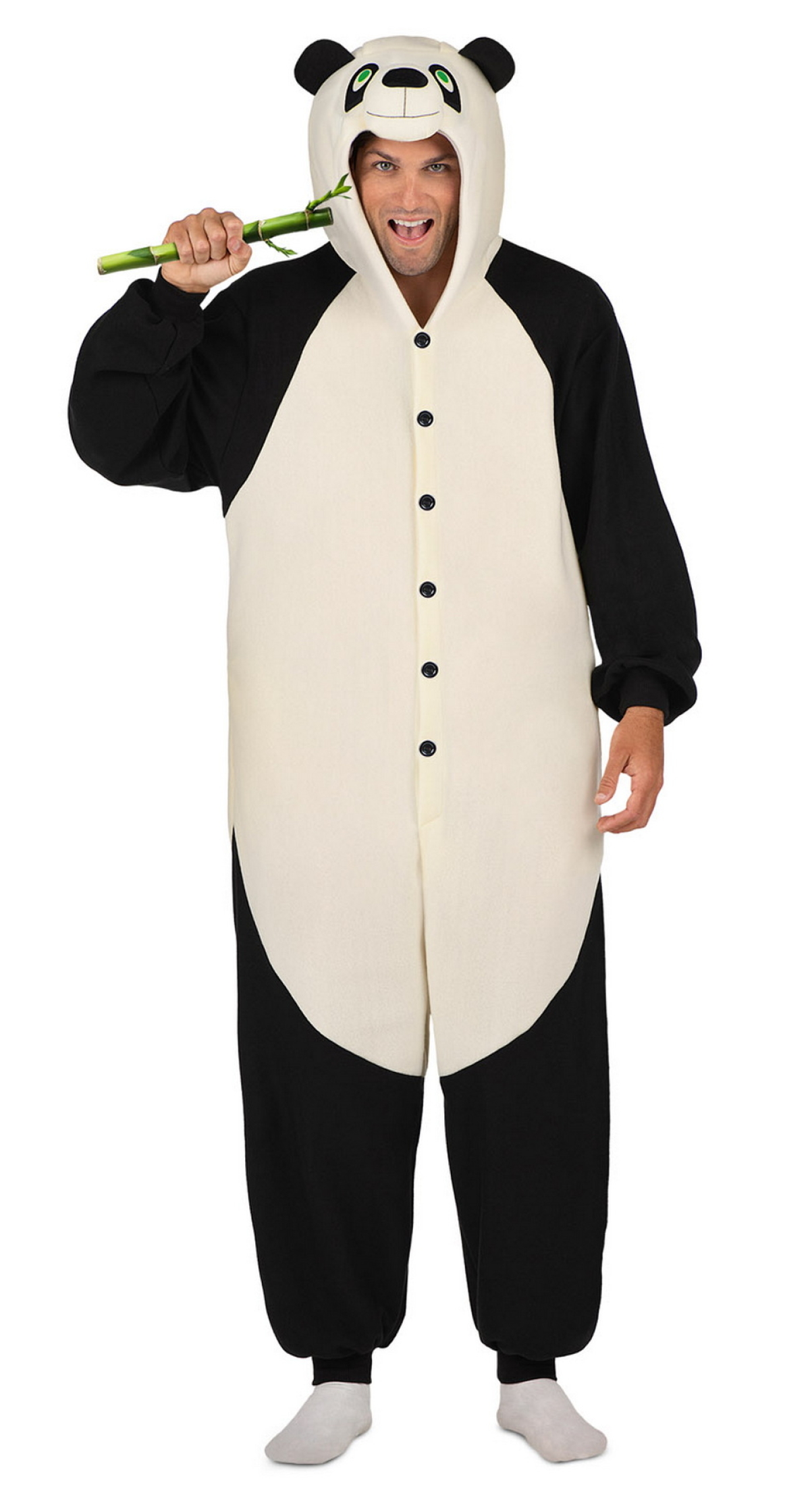 Panda Bear Kigurumi Onesie Costume - Adult Size Small