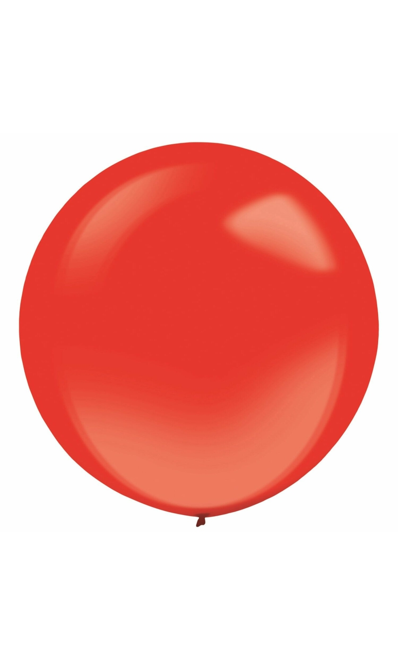 Everts Latex Balloon Apple Red Crystal - (24"/60cm) - 1pc