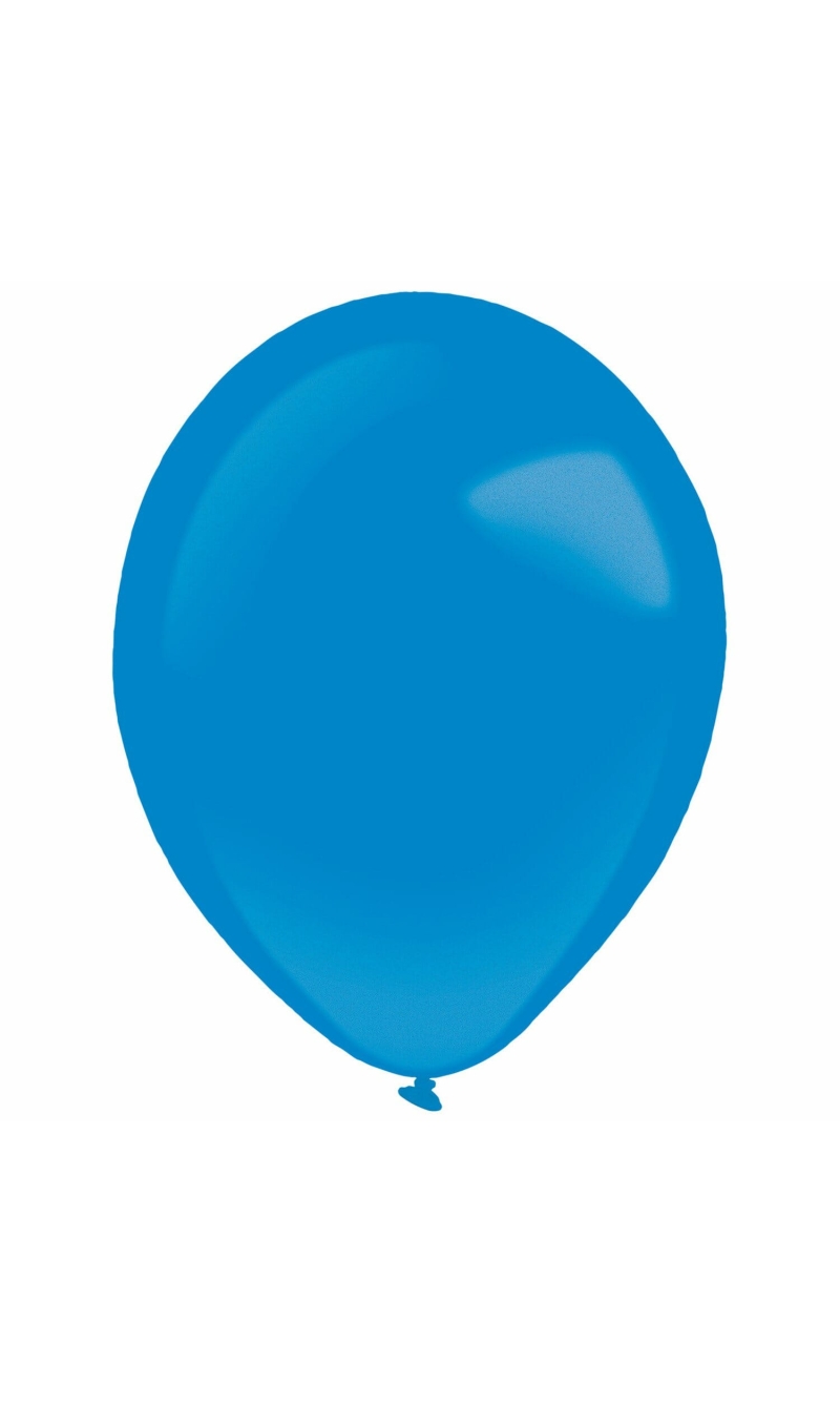 Everts Latex Balloon Bright Royal Blue Metallic - (11"/28cm) - 1pc