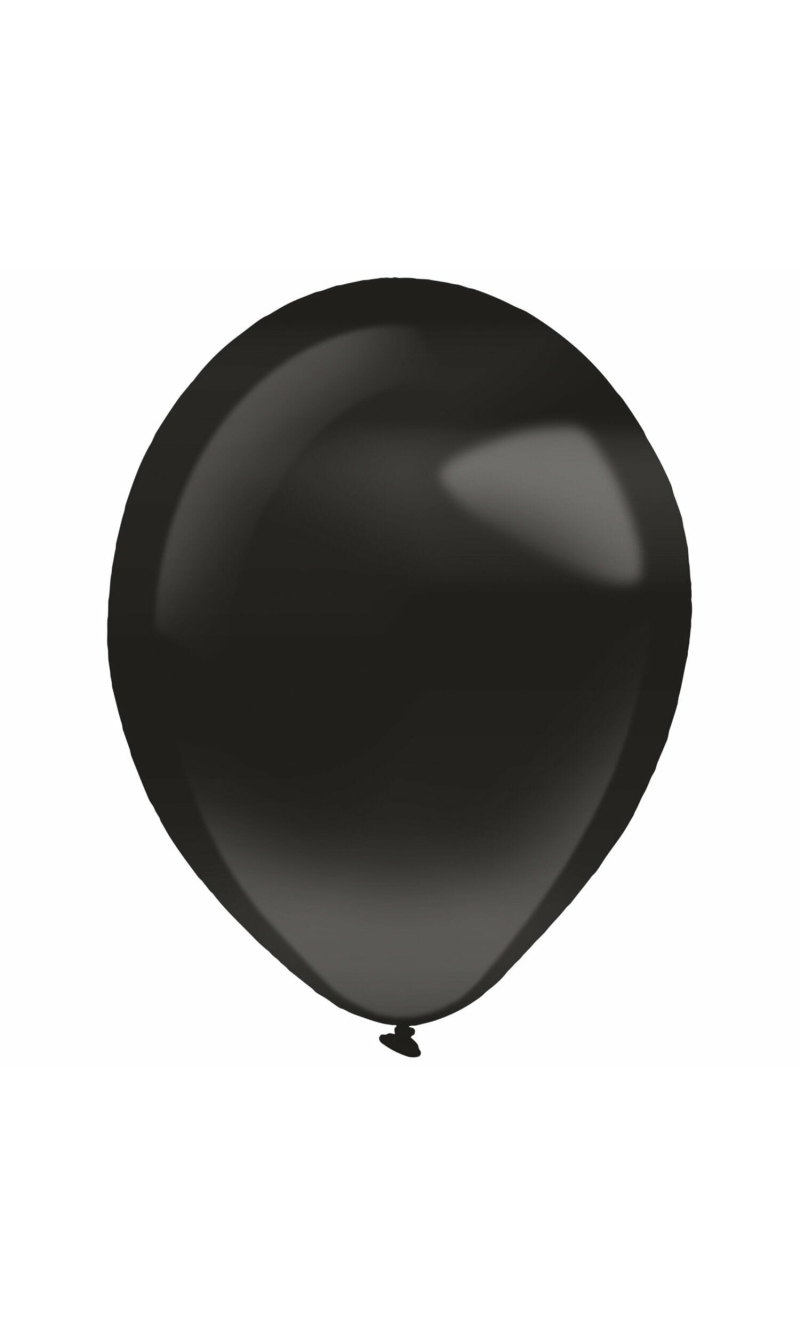 Latex Balloon Decorator Jet Black Pearl 13 cm / 5 Inches - 1pc