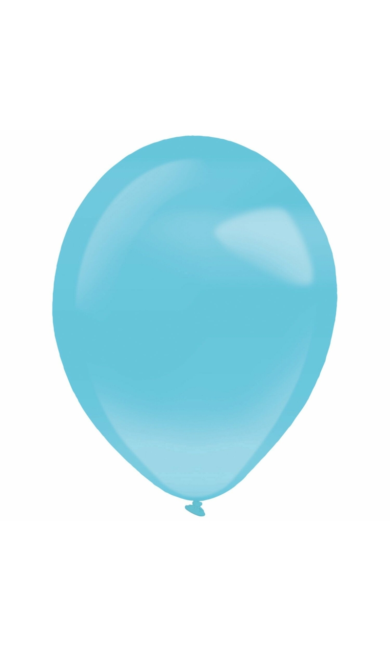 Everts Latex Balloon Caribean Blue Pearl - (11"/28cm) - 1pc
