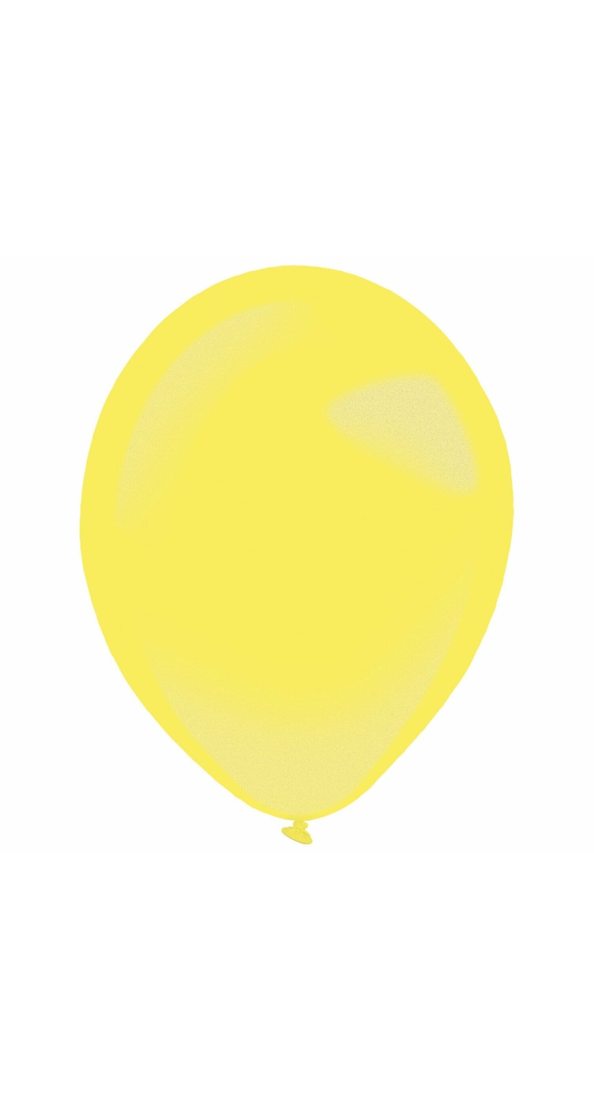 Everts Latex Balloon Yellow Sunshine Metallic - (11"/28cm) - 1pc