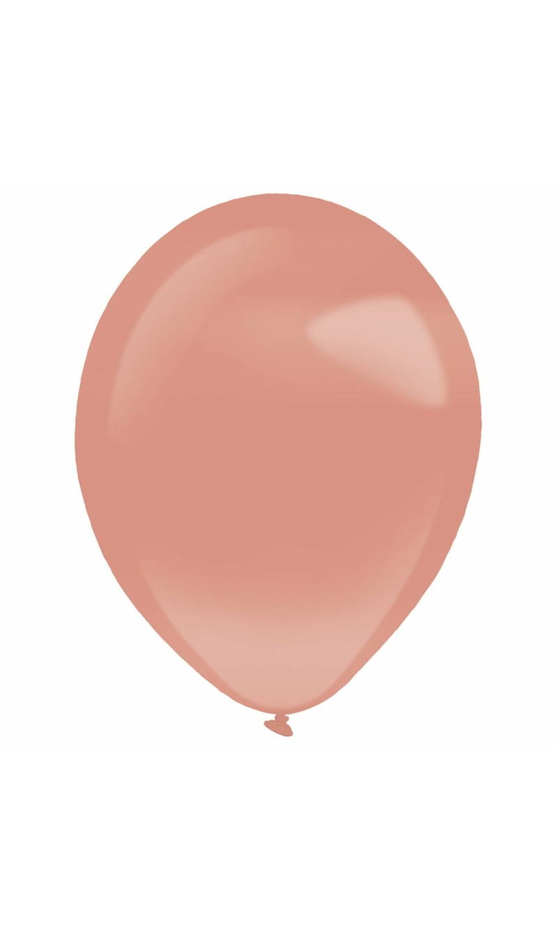 Everts Latex Balloon Rose Gold Pearl - (11"/28cm) - 1pc