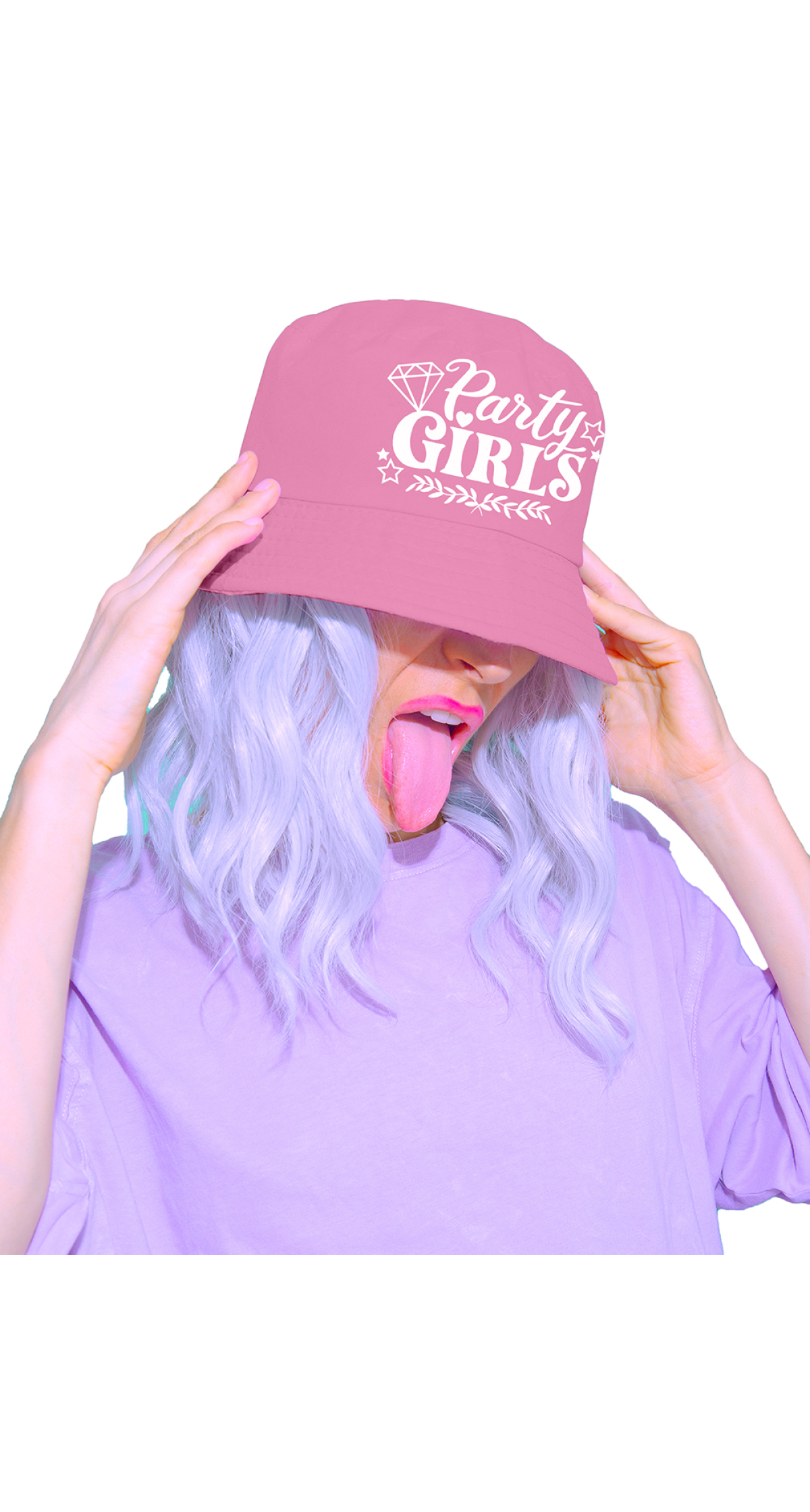 Hens Pink Party Girls Bucket Hat - Adult One Size