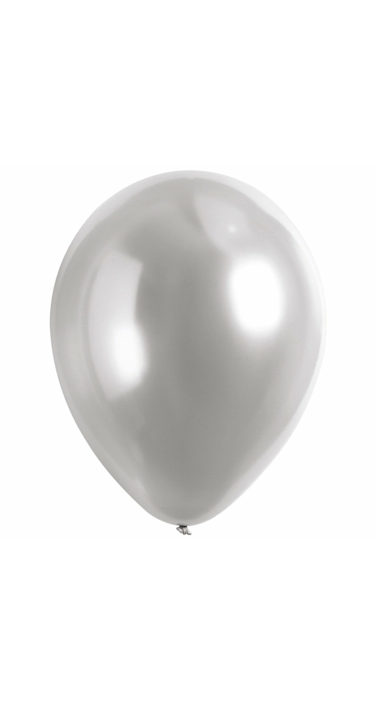 Everts Latex Balloons Decorator Satin Luxe Platinum Silver 27.5 cm / 11 Inches - 1pc