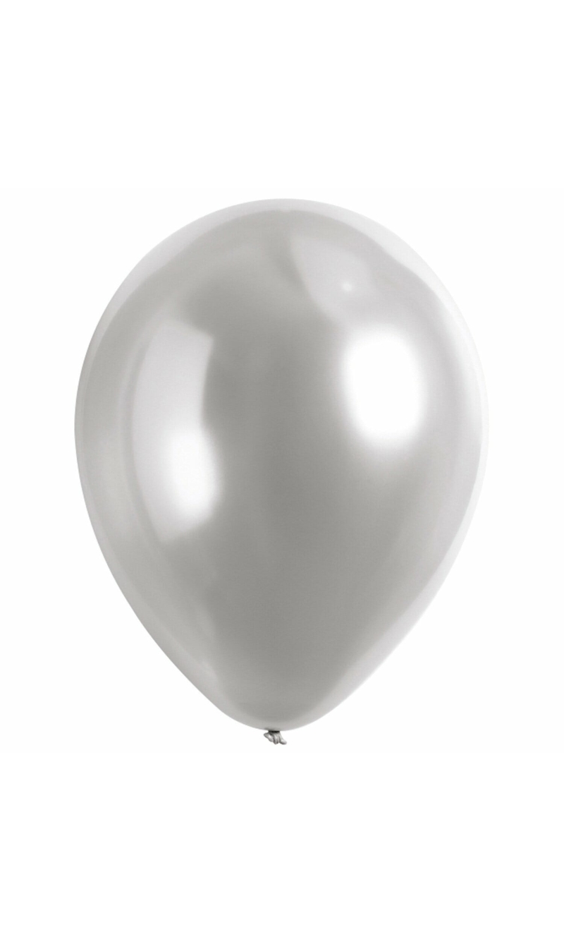 Everts Latex Balloons Decorator Satin Luxe Platinum Silver 27.5 cm / 11 Inches - 1pc