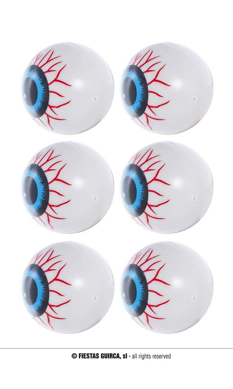 Halloween Eye Ballos - 6pcs