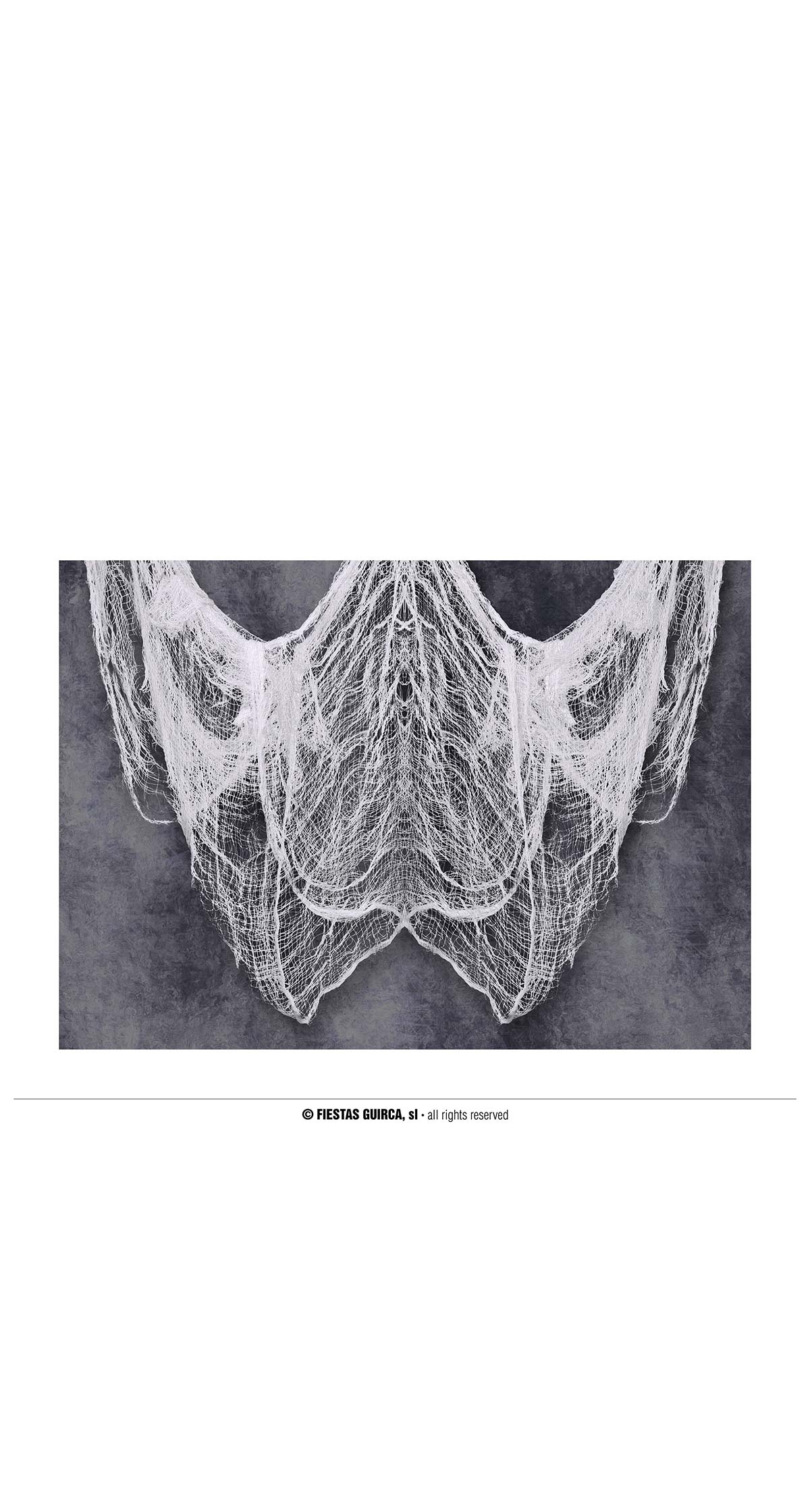 Halloween Decoration White Fabric 200x500cm