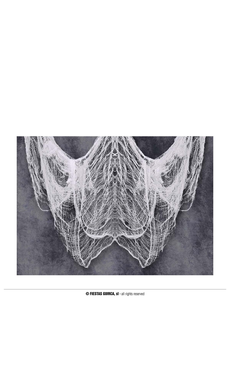 Halloween Decoration White Fabric 200x500cm