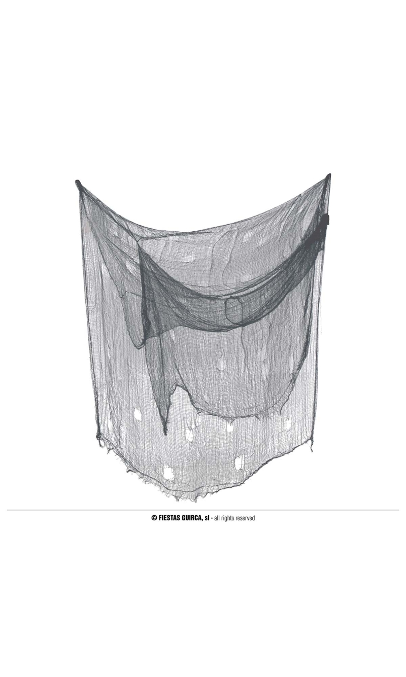 Halloween Decoration Grey Fabric 200x500cm