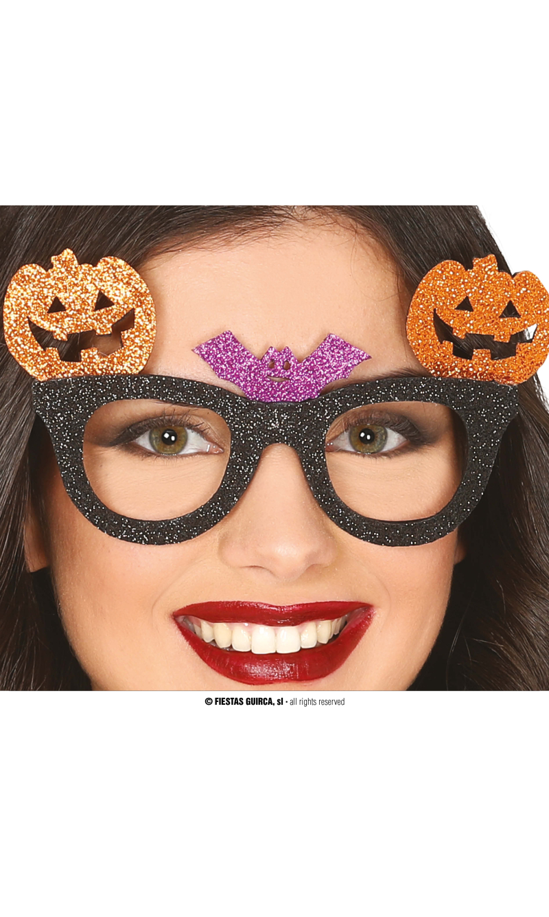 Halloween Glasses With Pumpkins