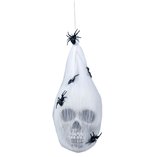 Spider Web Bag With Skull 25cm