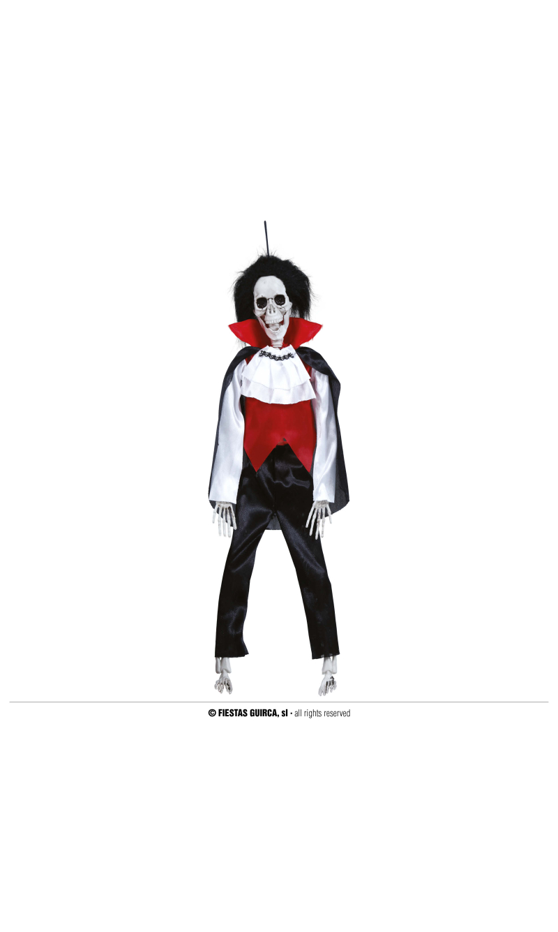 Halloween Hanging Vampire Skeleton 40cm