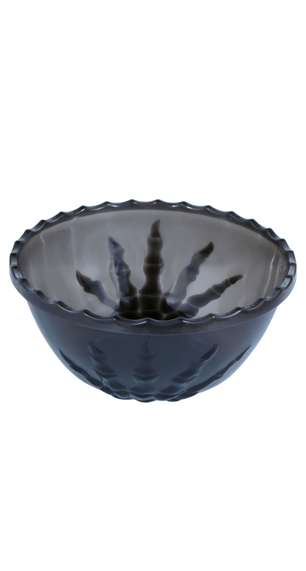 Halloween Black Skeleton Hand Bowl 14x33cm
