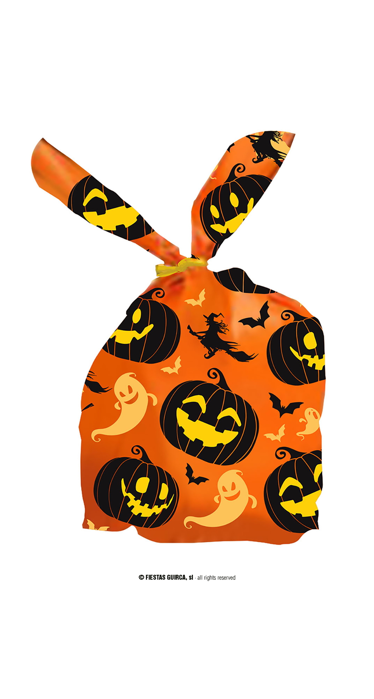 Halloween Party Candy Bags - Pumpkins (22x13.5cm) - 20pk