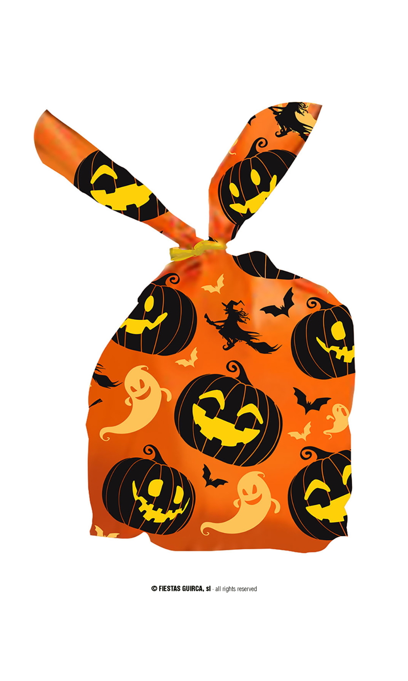 Halloween Party Candy Bags - Pumpkins (22x13.5cm) - 20pk