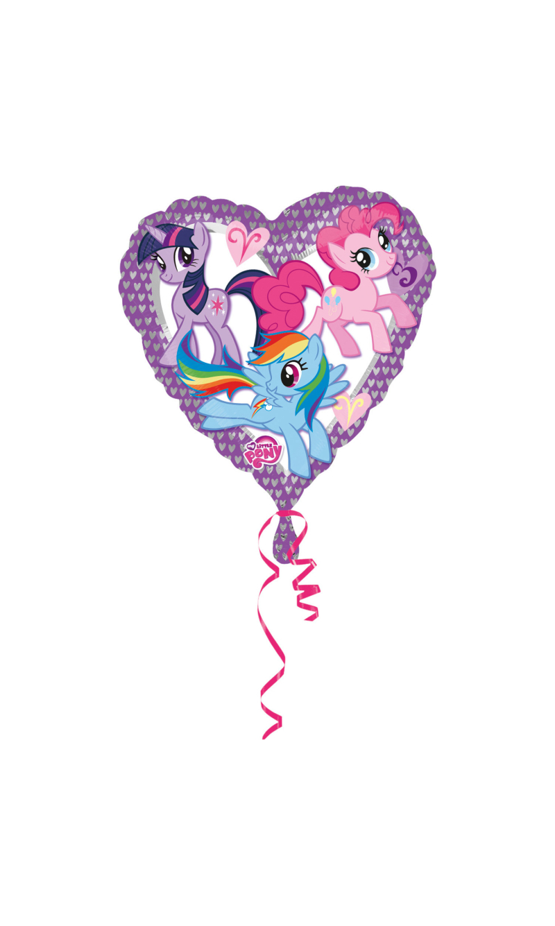 My Little Pony Standard Heart Foil Balloon - 43cm