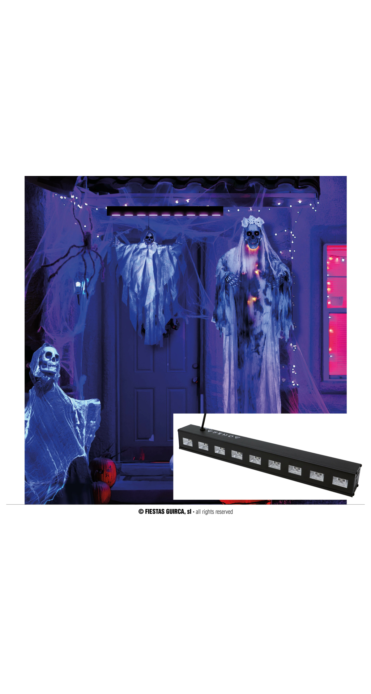 UV Black Light 9 Led (9x3W) Indoor