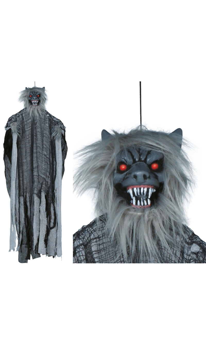 Halloween Werewolf With Light Sound & Movement 120cm