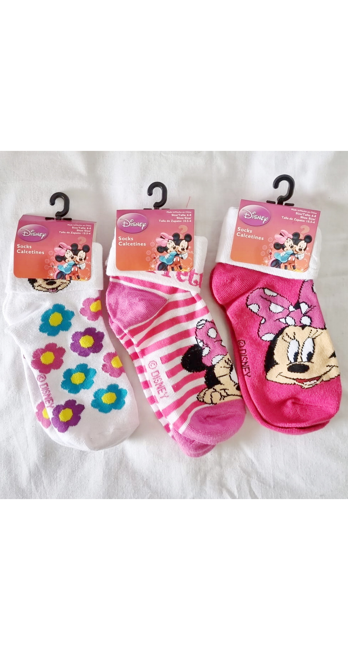 Disney Minnie Mouse Socks - For Age 6 to 8 Years