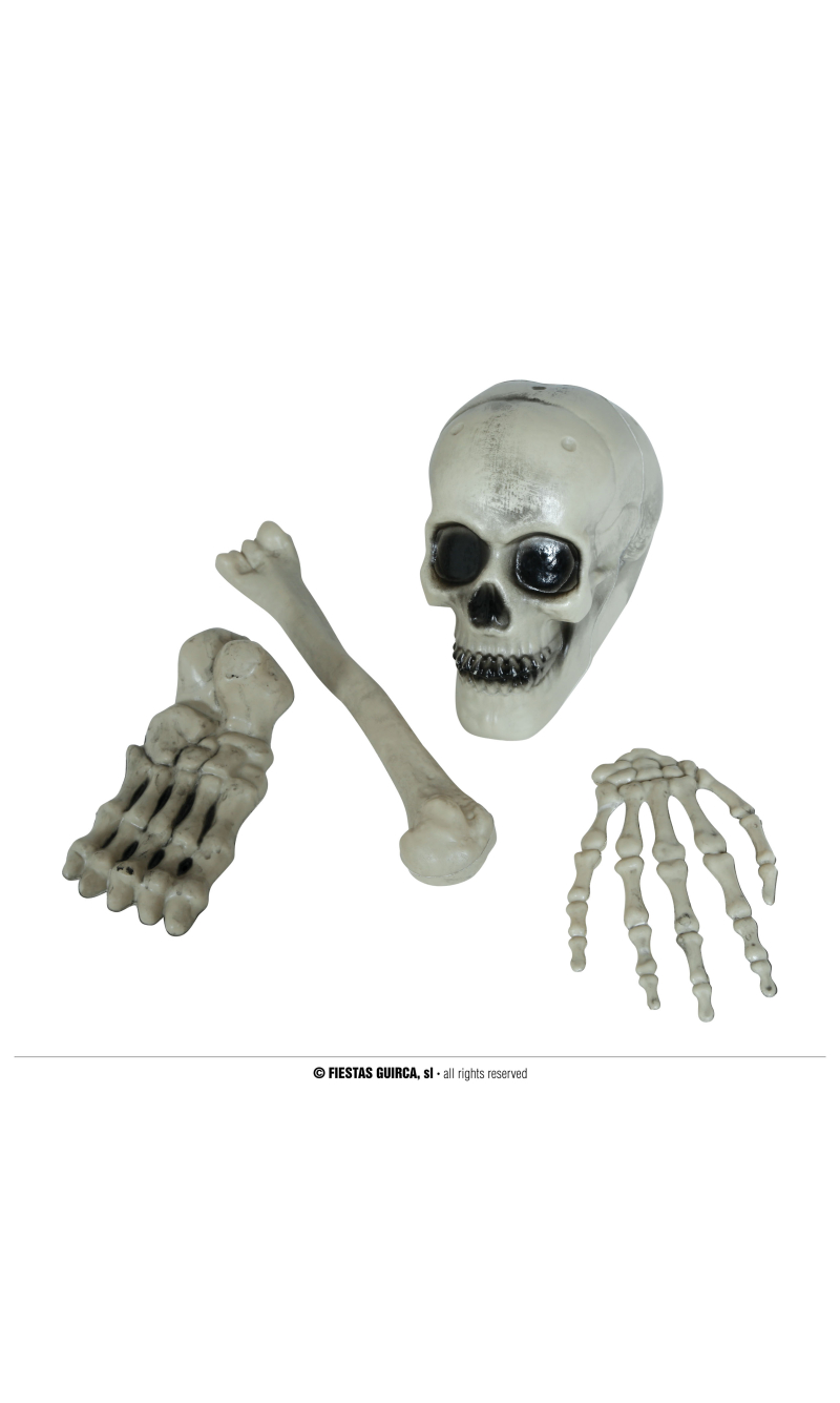 Halloween Decoration Skeleton Bones 4 Piece Set