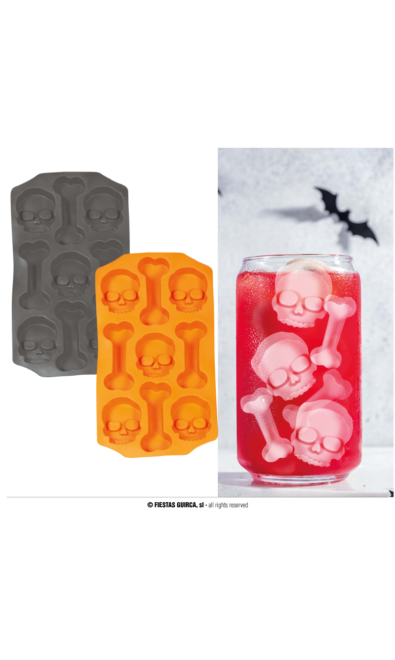 Halloween Assorted Ice Cube Mould 12x22cm