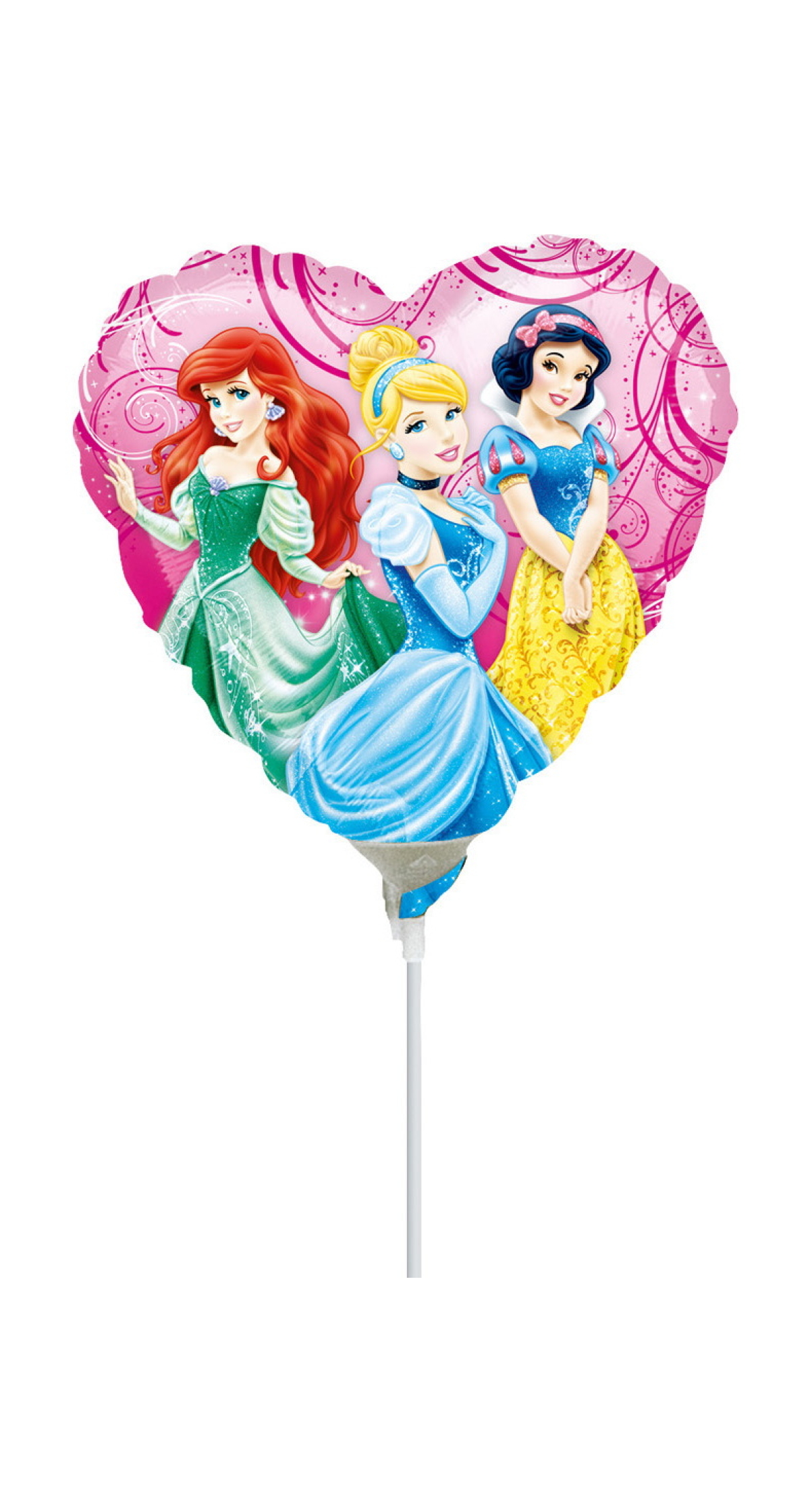Mini Princess Garden Foil Balloon 9"/23cm (Air Fill Only)