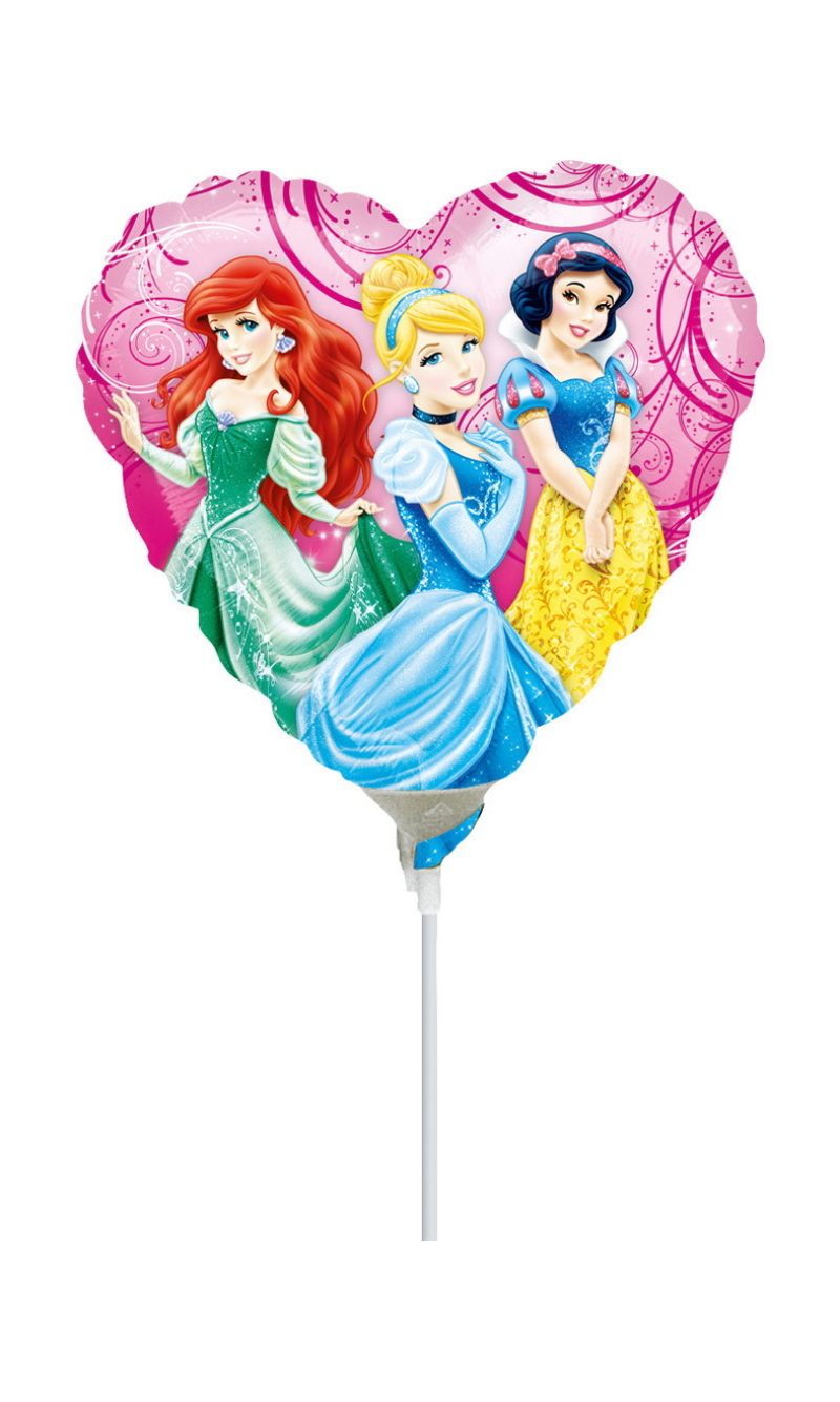Mini Princess Garden Foil Balloon 9"/23cm (Air Fill Only)