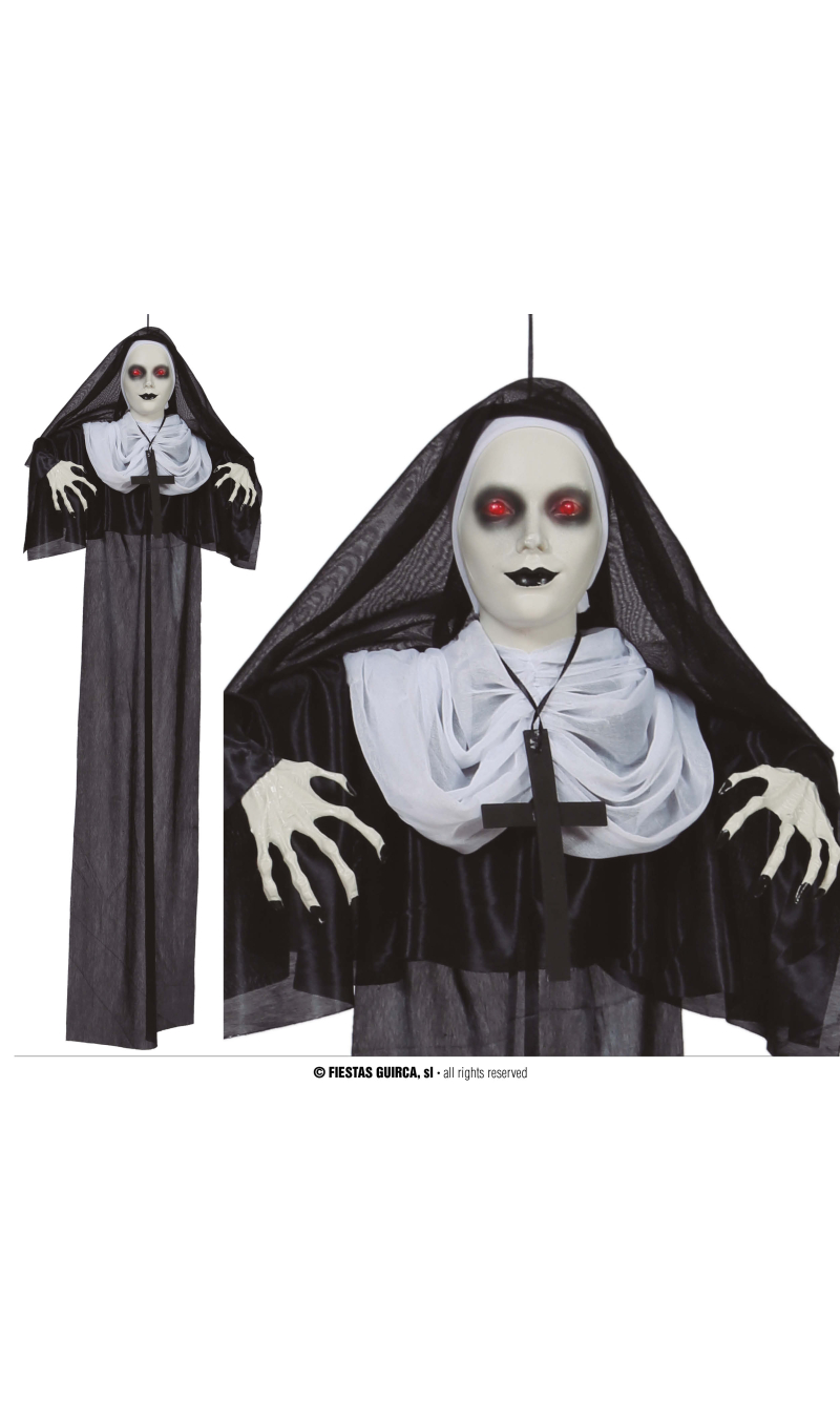 Halloween Decoration Hanging Nun 120cm