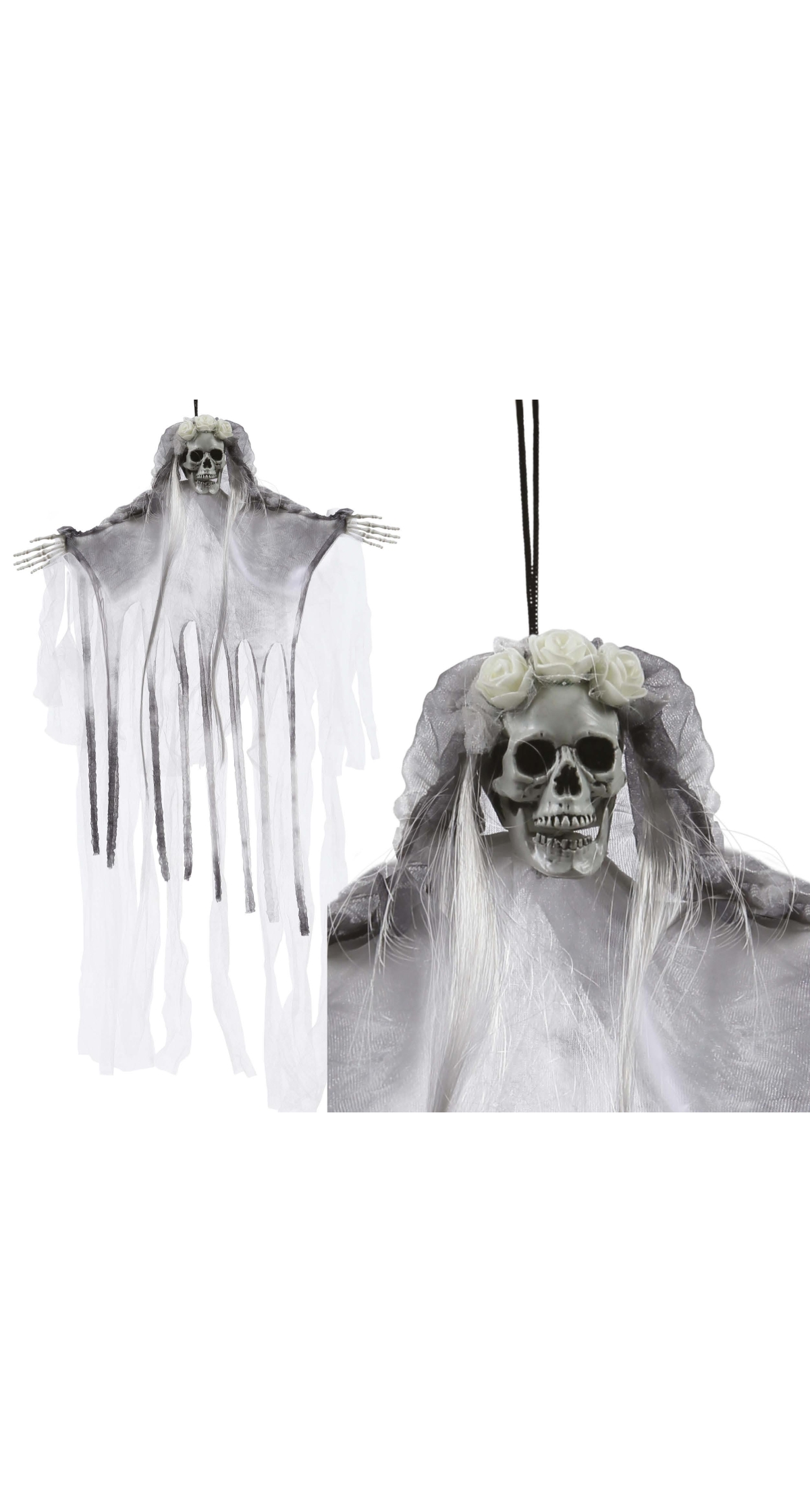 Halloween Decoration Hanging Skeleton Bride 70cm