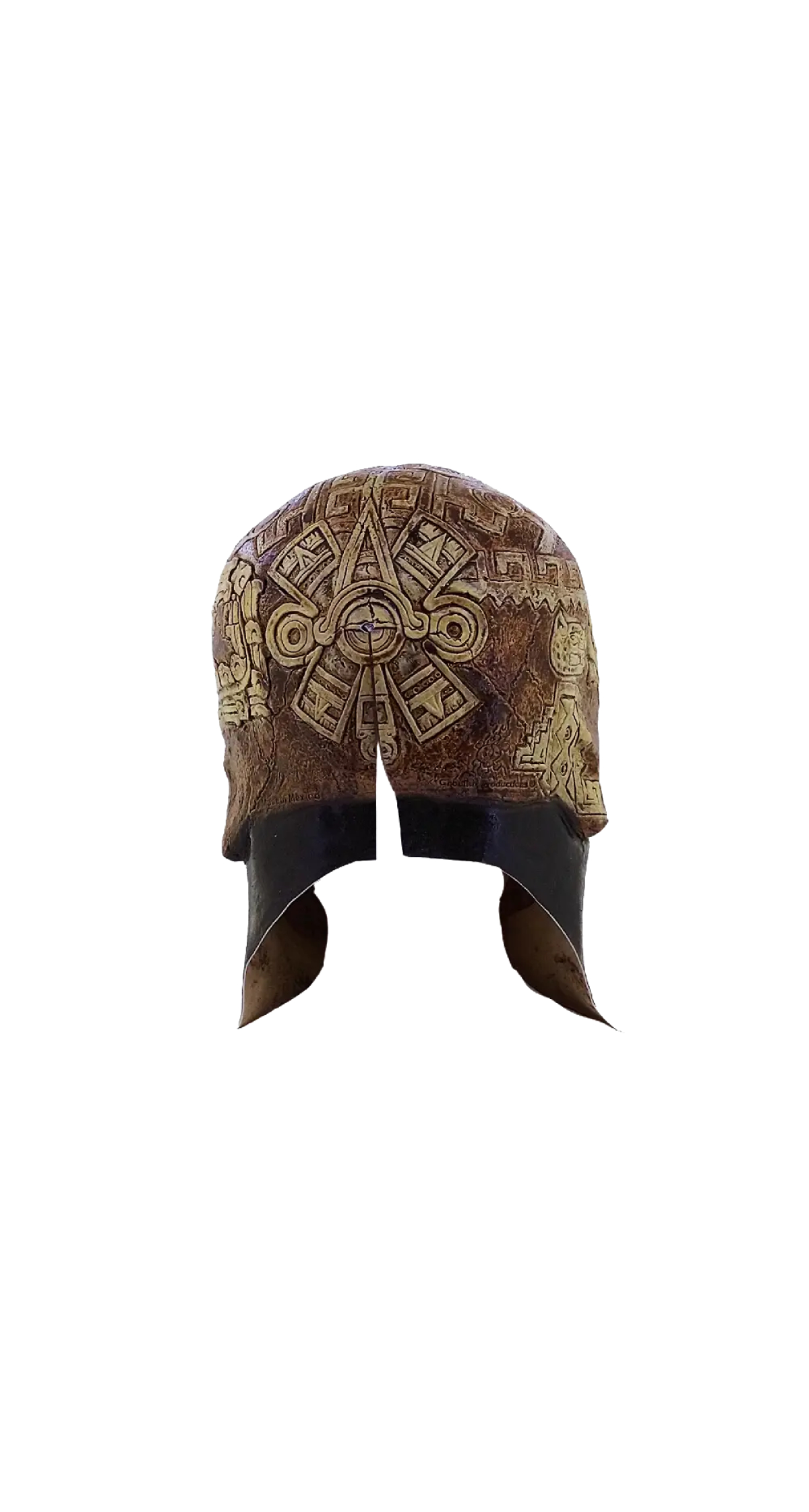 Aztec Skull (Ghoulish) Latex Mask - Adult One Size - Image 5