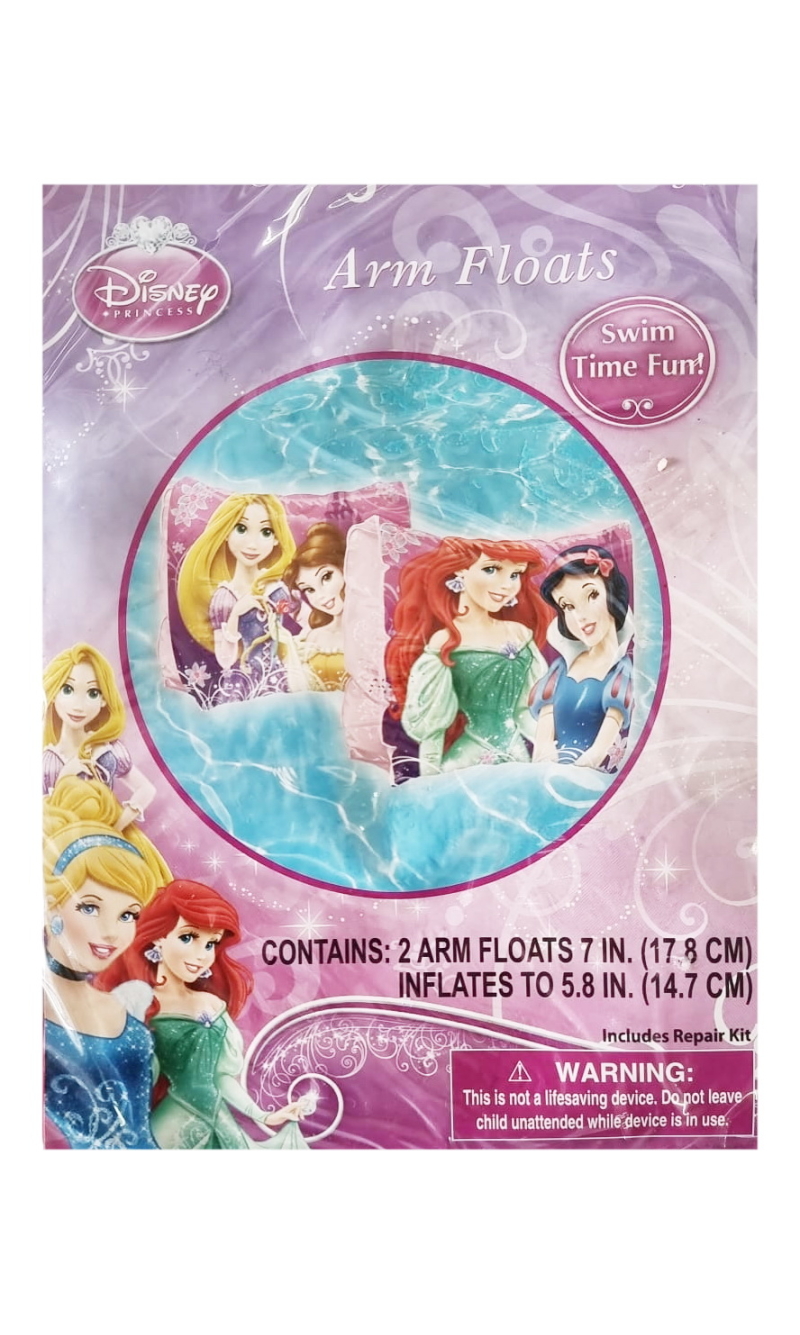 Disney Princess Inflatable Arm Bands 17.8cm - For Age 3+ Years