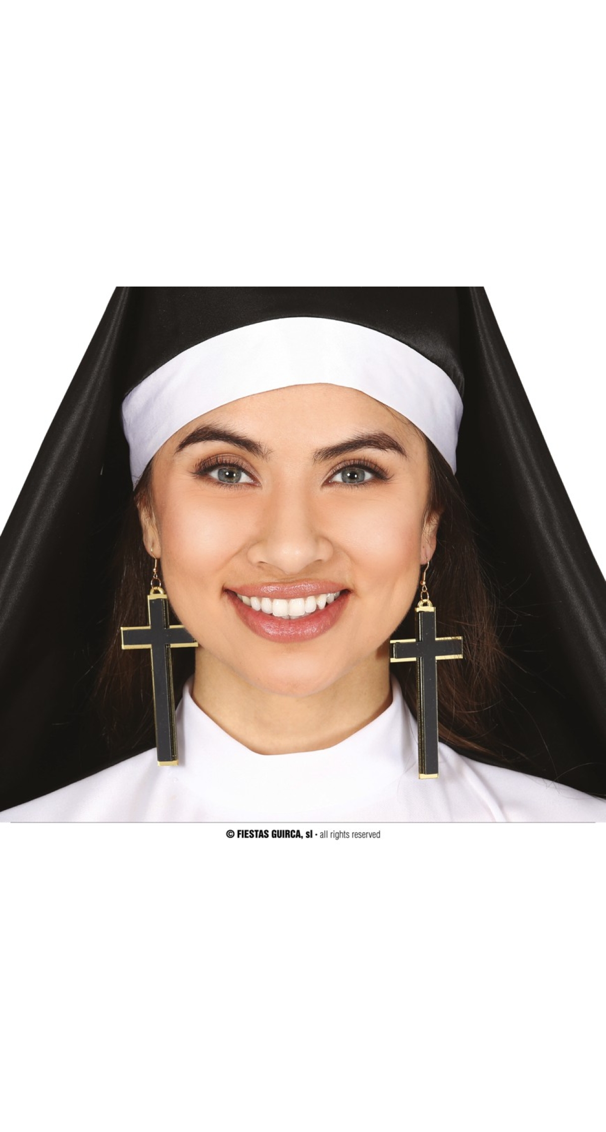 Cross Earrings - 9cm