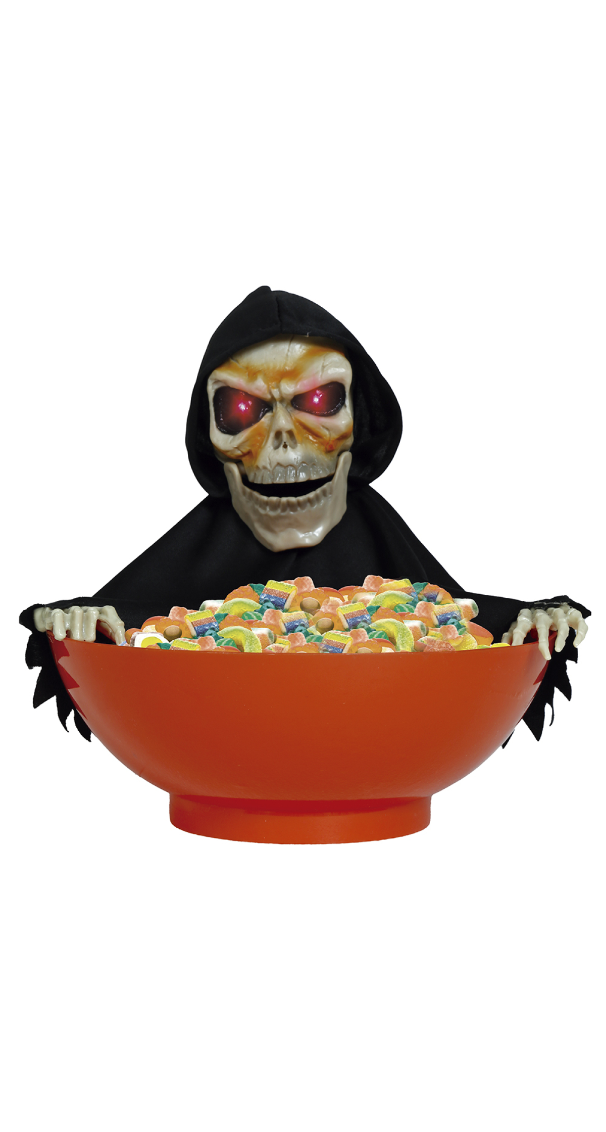 Halloween Bowl With Skeleton Light Sound & Movement 24x23cm