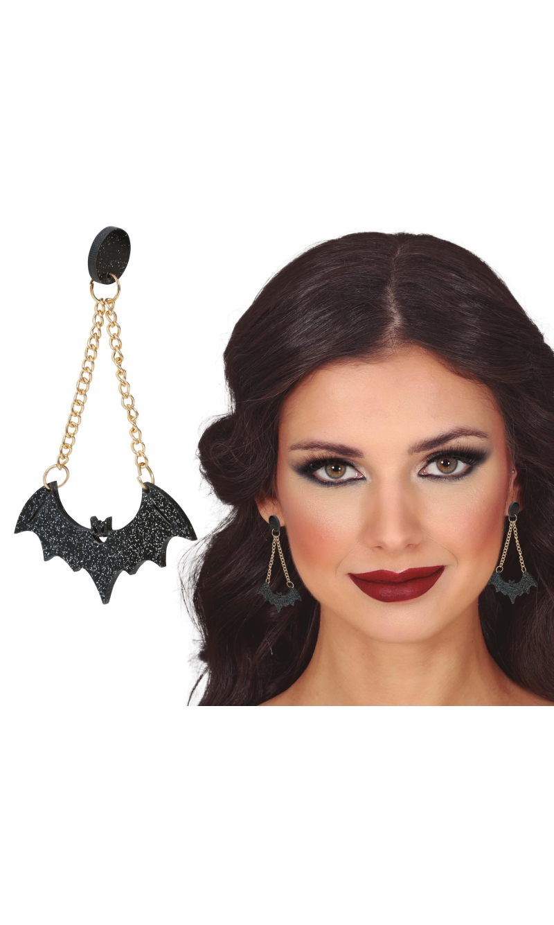 Halloween Bat Earrings