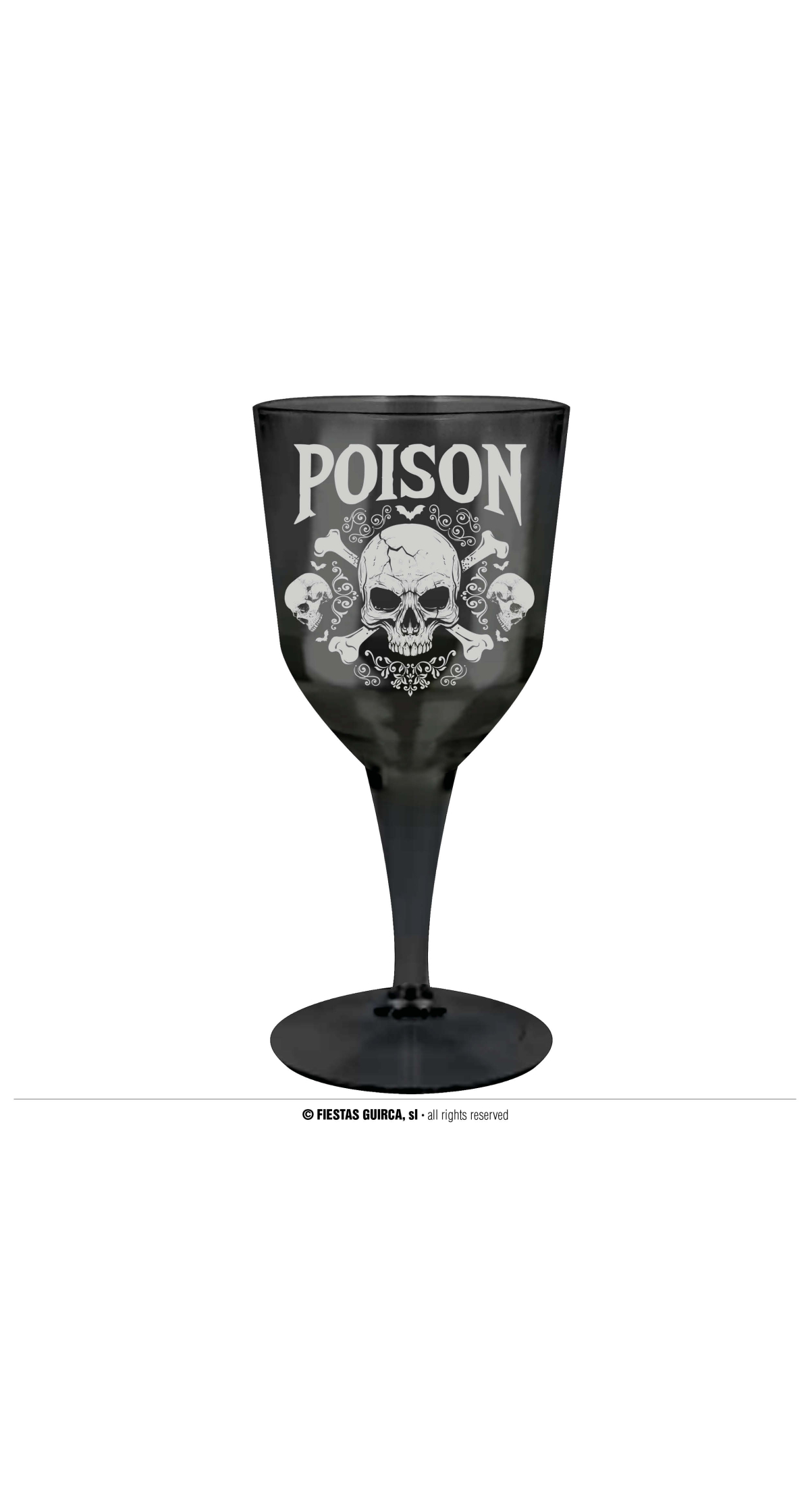 Halloween Poison Glass 9x19cm