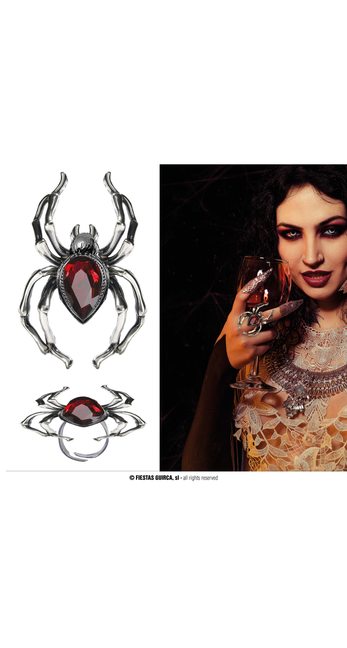 Halloween Jewellery Spider Ring