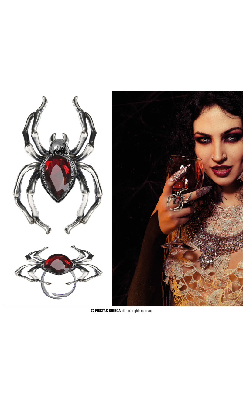 Halloween Jewellery Spider Ring